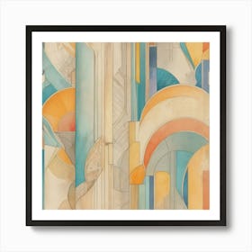 Deco Wallpaper 1 Art Print