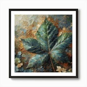 Autumn Leaf Art Print