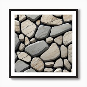 Stone Wall 53 Art Print