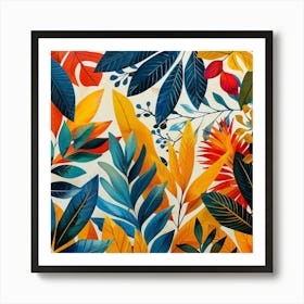 Tropical Leaves 2 Art Print