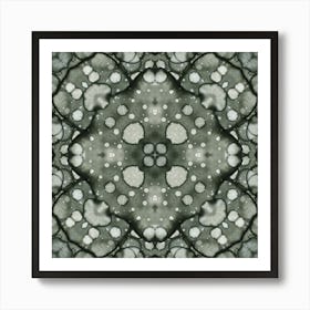 Gray Pattern Art Print