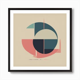 Abstract Geometric Shapes Art Print