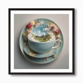 Cup of tea 1 Art Print