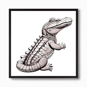 Alligator 2 Art Print