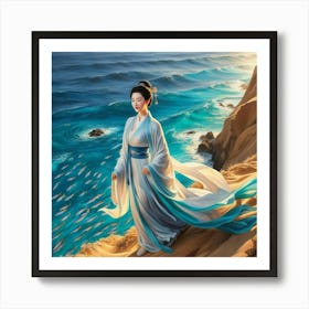 Create Sea And Fish Anxxd People (2) Art Print