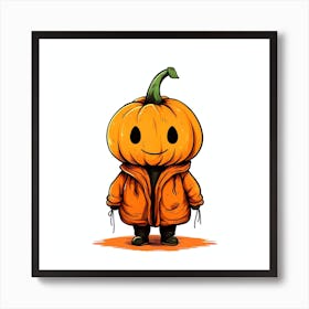 Halloween Pumpkin Art Print