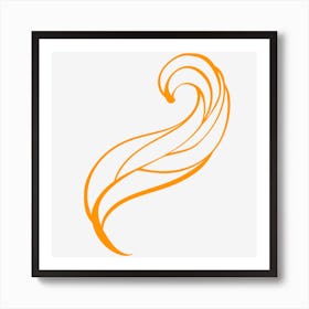 Feather Logo Art Print