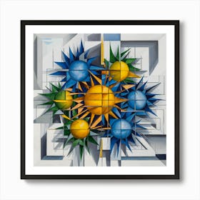 Moons And Suns Art Print