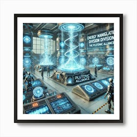 Energy Manipulation Division Art Print