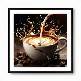 Coffee Pouring Poster