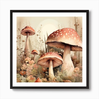 Craft Your Own Enchanted Forest with CrazyMold's 4 Pcs Mushroom
