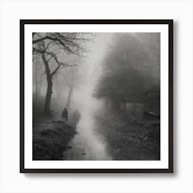 Foggy Night Art Print