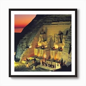 Egyptian Temple Art Print