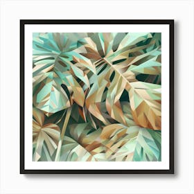 Tropical Leaves 108 Art Print