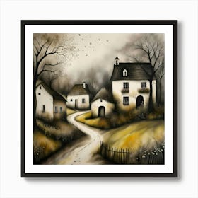 House In The Countryside 1 Art Print