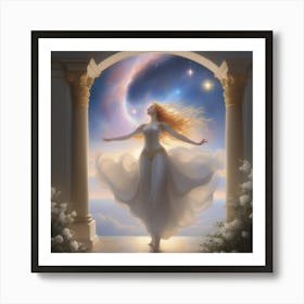 Angel In The Sky Art Print