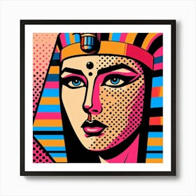 Pop Egyptian Dina Starlume Art Print