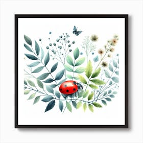 Ladybird 1 Art Print