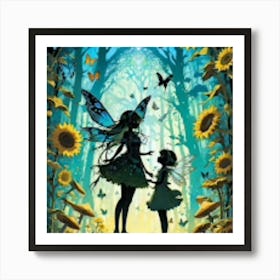 Fairy Garden 1 Art Print