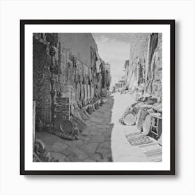 Street Scene In The Souks Art Print