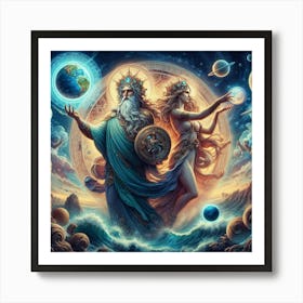 Gods And Goddesses Art Print