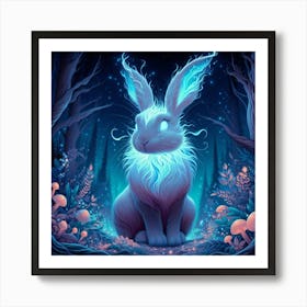 A mystical rabbit 2 Art Print