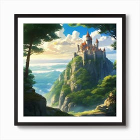 Castle In The Sky 31 Art Print