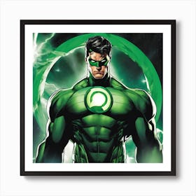 Green Lantern 3 Art Print