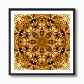 Abstraction Golden Sun 2 Art Print