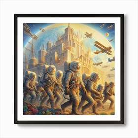 Space Odyssey 2 Art Print