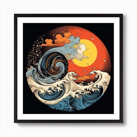 Great Wave 16 Art Print