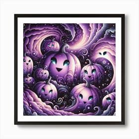 Pumpkins Art Print