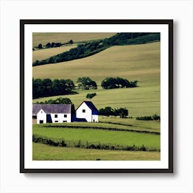 Farm In Scotland Art Print