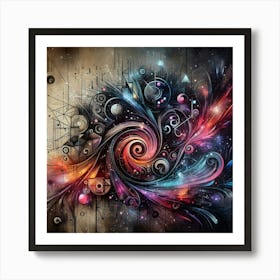 Abstract Psychedelic Art Art Print