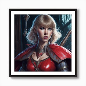 Leonardo Diffusion Taylor Swift In Dungeons And Dragons Theme 3 Art Print