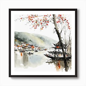 Chinese Painting (14) Art Print