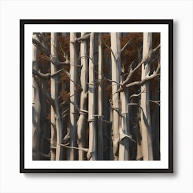 Forest Of Trees Art Print