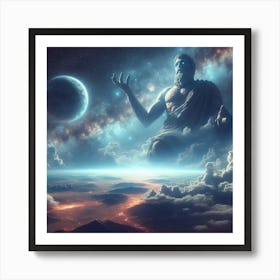 God Of The Sky Art Print