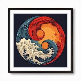 Yin Yang 17 Art Print