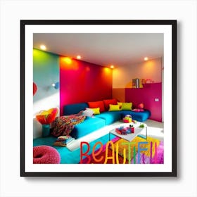 Beautiful Living Room Art Print