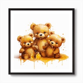 Teddy Bears 2 Art Print