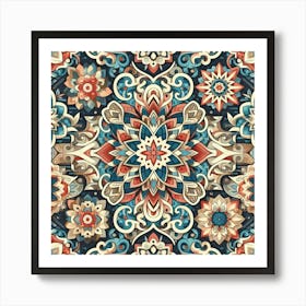 Mandala Pattern Art Print