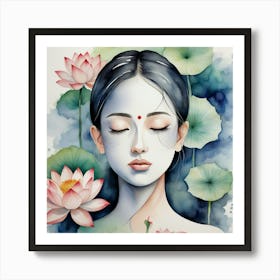 Buddha Painting Art Print