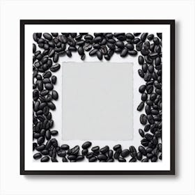 Coffee Beans Frame Art Print