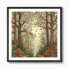 Magical Meadow Serenity In The Meadow (3) Art Print