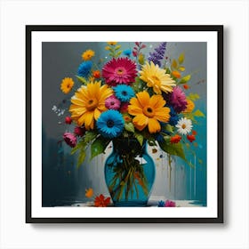 Flowers In A Vase Art Print