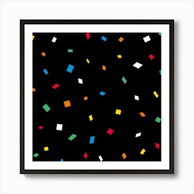 Confetti Effect Art Print