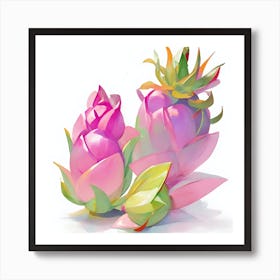 Dragon Fruit Art Print