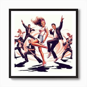 Saturday Night Fever Art Print