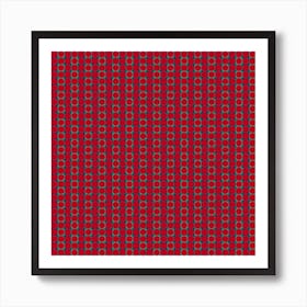 Red Polka Dots Art Print